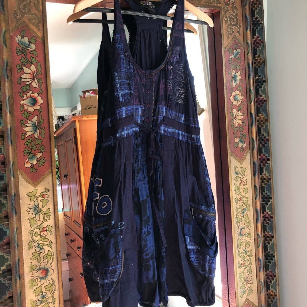 Desigual, unique hobo dress.